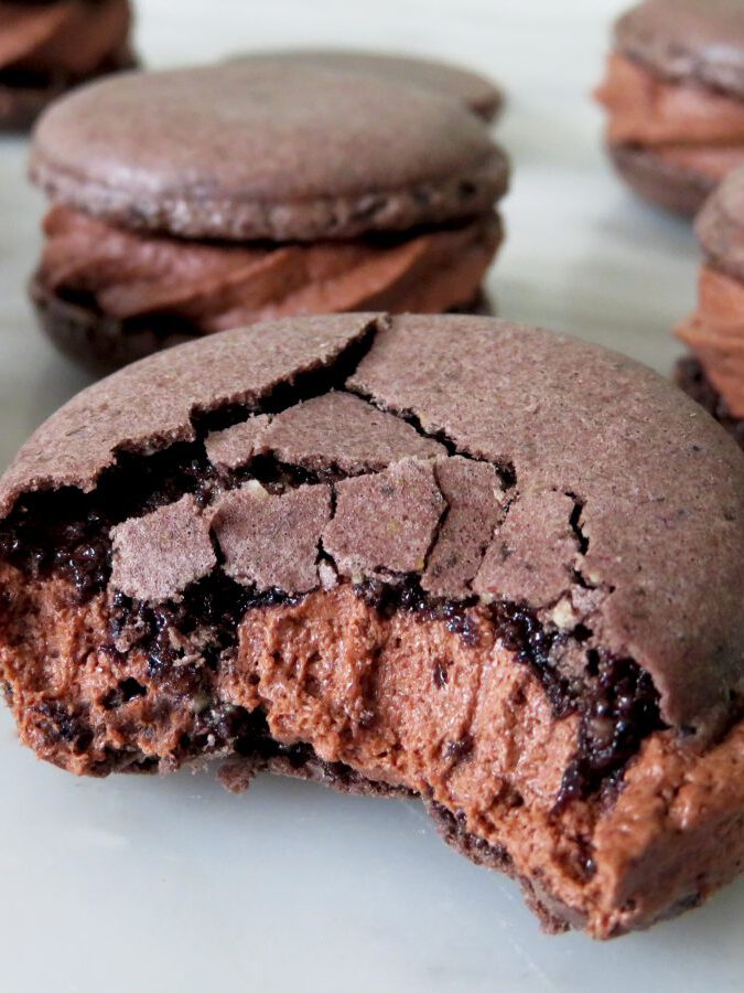 Handgemaakte notenvrije macarons