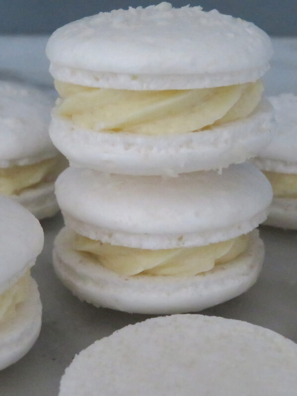 Handgemaakte notenvrije macarons